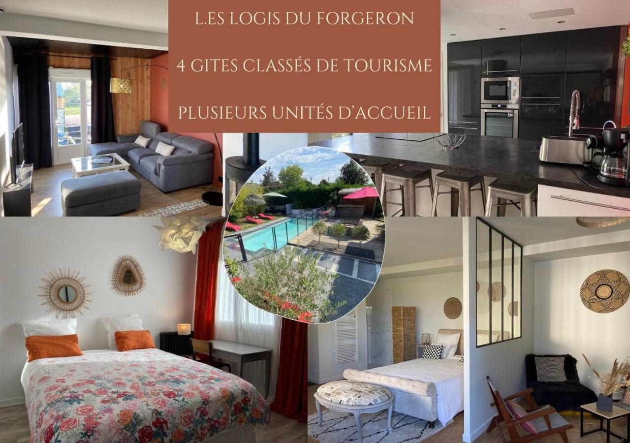 Les Logis Du Forgeron, Gites De Groupe Entre Loire & Vignes Saint-Jean-des-Mauvrets Екстериор снимка